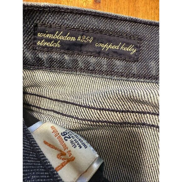 CITIZENS OF HUMANITY WIMBLEDON 254 STRETCH CROPPED KELLY-W26 - Picture 4 of 11